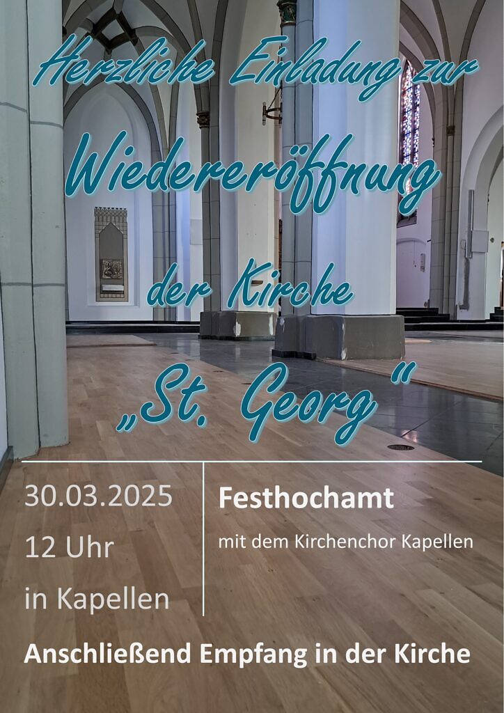 Kapellen Eröffnung Kirche